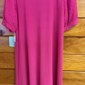 CeCe Bright Rose colored dress